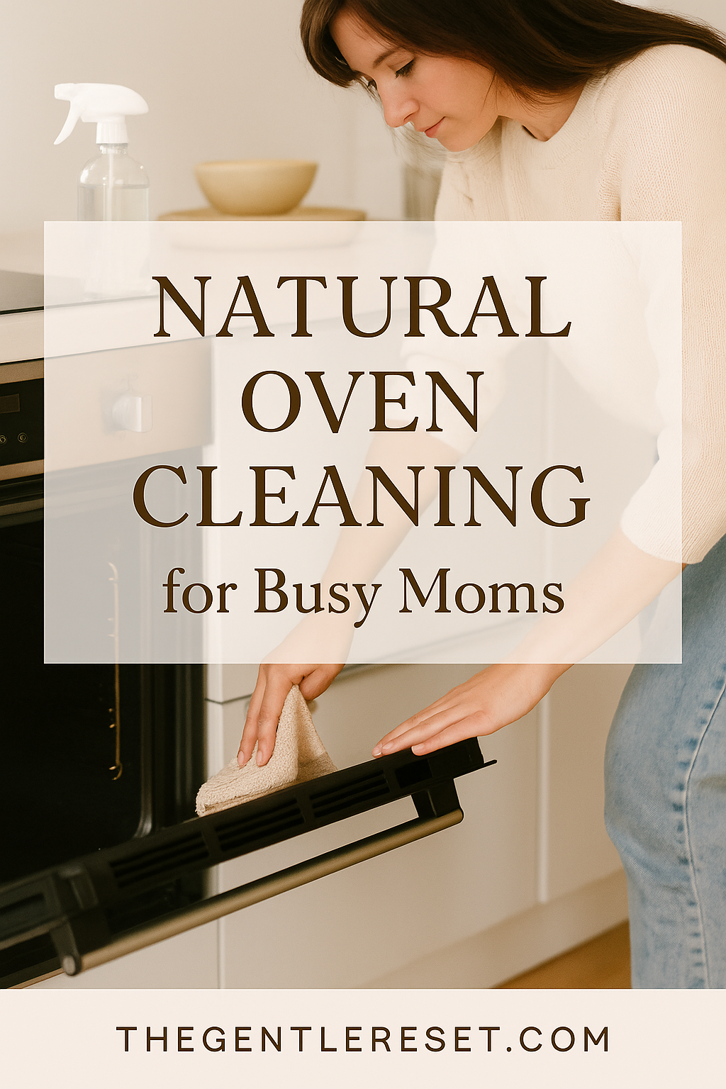 ✨ The Gentle Mom’s Guide to Cleaning Your Oven — Naturally