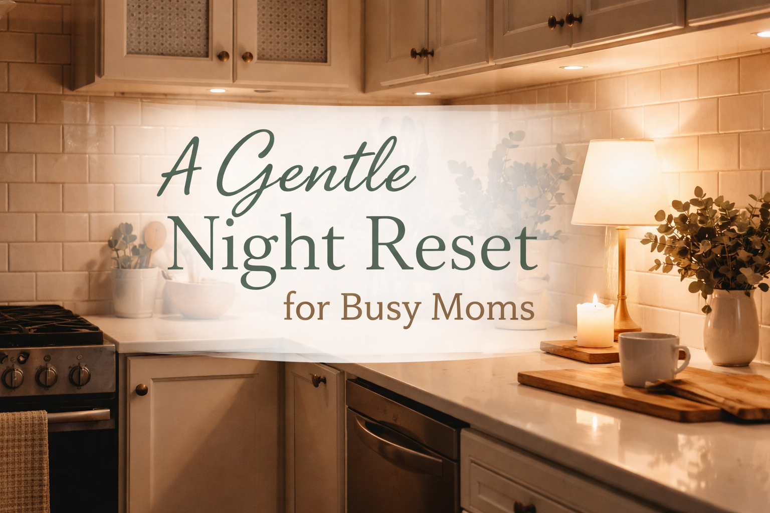 A Gentle Night Reset for Busy Moms Who Are Just Tired