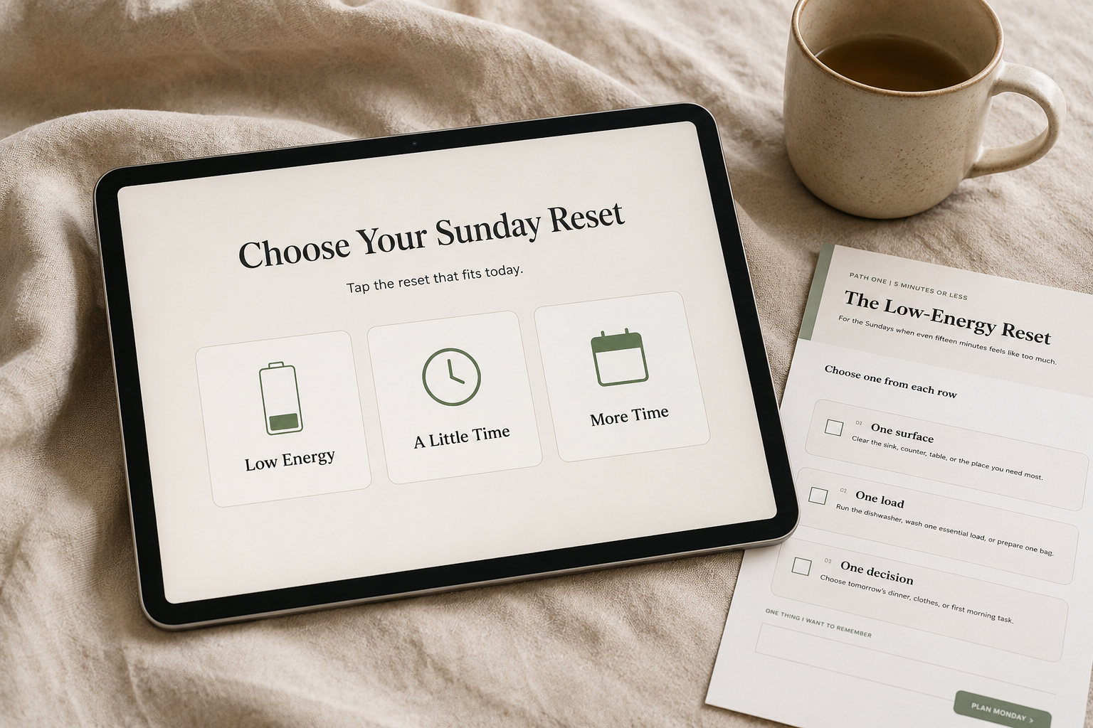 Sunday Reset Routine: 10 Realistic Ideas for Busy Moms