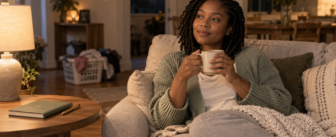 The Evening Reset Routine for Busy Moms (Even When Nothing Feels Finished)